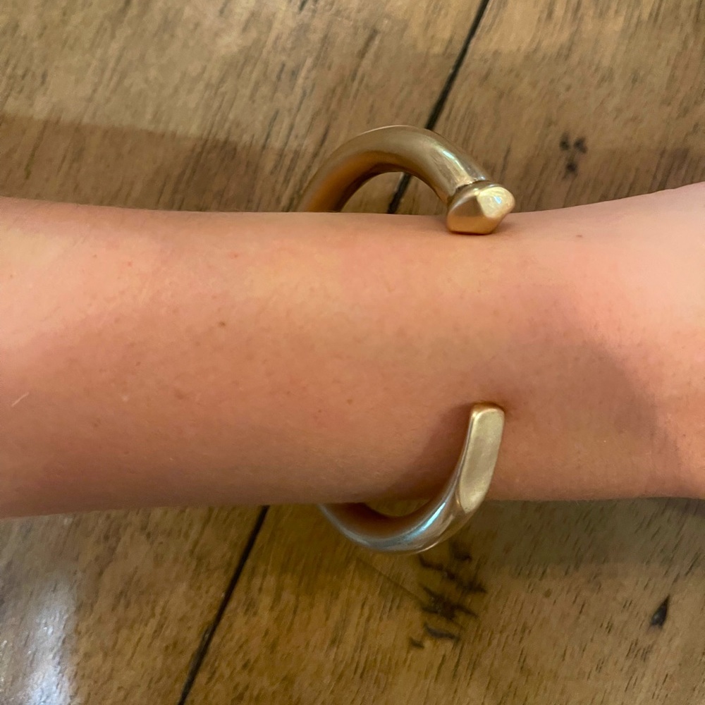Banana Republic Mock Nail Gold Bangle